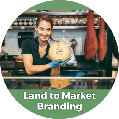 Land to Market branding